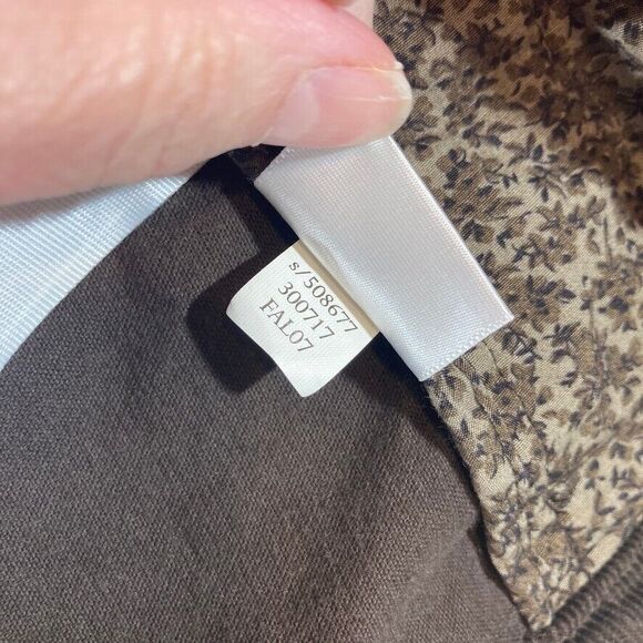 Old Navy Corduroy Coat Women's Sz Large Brown Early 2000's Preppy Retro Jacket - Picture 7 of 12